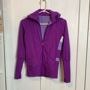 Lululemon Purple Raja Reversible Two tone Jacket - PTP 17 inches